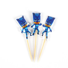 Load image into Gallery viewer, pj mask Cartoon character Catboy Owlette Gekko Birthday decorations theme party disposable tableware supplies toys 2B36