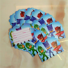 Load image into Gallery viewer, pj mask Cartoon character Catboy Owlette Gekko Birthday decorations theme party disposable tableware supplies toys 2B36