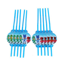 Load image into Gallery viewer, pj mask Cartoon character Catboy Owlette Gekko Birthday decorations theme party disposable tableware supplies toys 2B36