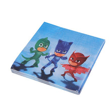 Load image into Gallery viewer, pj mask Cartoon character Catboy Owlette Gekko Birthday decorations theme party disposable tableware supplies toys 2B36