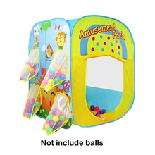 Load image into Gallery viewer, Play House Indoor and Outdoor Easy Folding Ocean Ball Pool Pit Game Tent Play Hut Girls Garden Playhouse Kids Children Toy Tent
