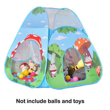 Load image into Gallery viewer, Play House Indoor and Outdoor Easy Folding Ocean Ball Pool Pit Game Tent Play Hut Girls Garden Playhouse Kids Children Toy Tent