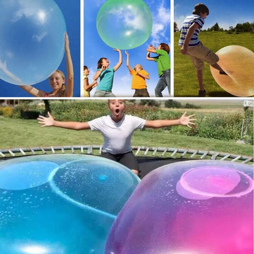 Bubble Balloon Inflatable Funny Toy Ball Amazing Tear-Resistant Super Gift Inflatable Balls for 2019 Outdoor Party Random Color