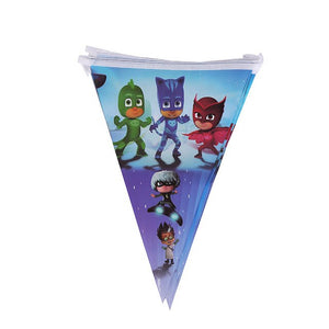 pj mask Cartoon character Catboy Owlette Gekko Birthday decorations theme party disposable tableware supplies toys 2B36
