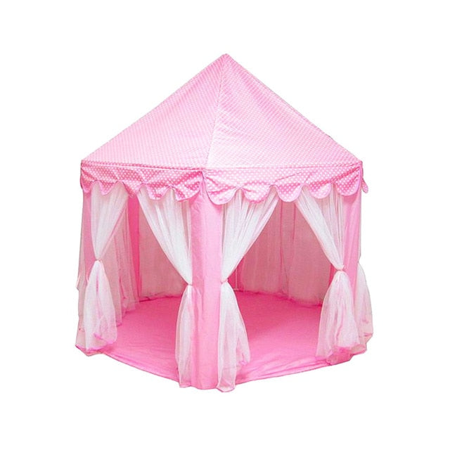 Portable Children's Tent Toy Ball Pool Princess Girl's Castle Play House Kids Small House Folding Playtent Baby Beach Tent