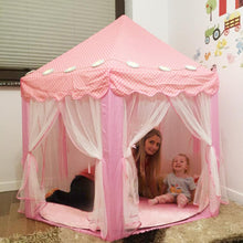 Load image into Gallery viewer, Portable Children&#39;s Tent Toy Ball Pool Princess Girl&#39;s Castle Play House Kids Small House Folding Playtent Baby Beach Tent