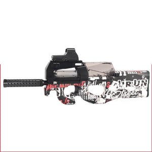 Electric P90 Graffiti Edition Toy Gun Live CS Assault Snipe Simulation Weapon Outdoor Soft Water Bullet Gun Toys For Boys Kids