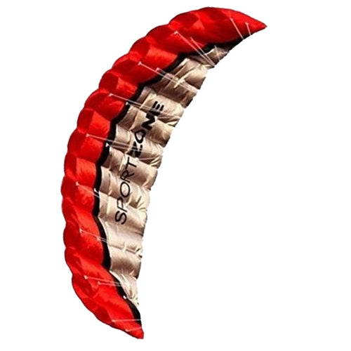 High Quality  2.5m Red Dual Line Parafoil Kite  WithFlying Tools Power Braid Sailing Kitesurf Rainbow Sports Beach