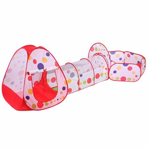 Play House Indoor and Outdoor Easy Folding Ocean Ball Pool Pit Game Tent Play Hut Girls Garden Playhouse Kids Children Toy Tent