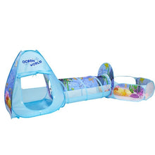 Load image into Gallery viewer, Play House Indoor and Outdoor Easy Folding Ocean Ball Pool Pit Game Tent Play Hut Girls Garden Playhouse Kids Children Toy Tent